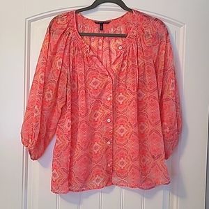 Light weight paisley print